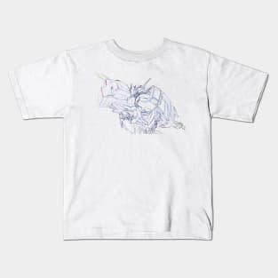 Barbatos Gundam Smash Sketch Kids T-Shirt